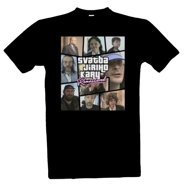 Tričko s potiskem Jirka Kára: remastered